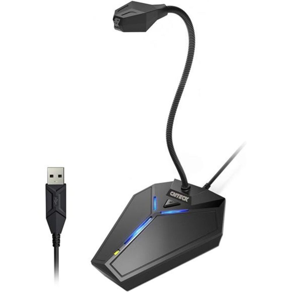 USB Computer Microphone, Plug &Play Desktop Omnidirectional Condenser